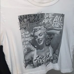Marilyn Monroe aeropostale crop top